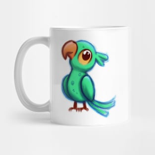 Cute Parrot Drawing Mug